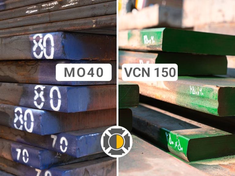 تفاوت فولاد mo40 و فولاد vcn150