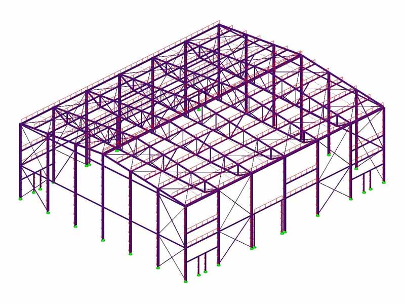 مهاربندی سازه فولادی