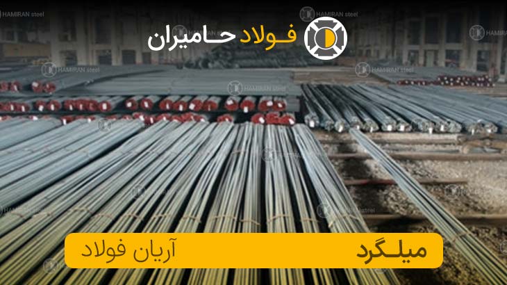 قیمت میلگرد آریان فولاد امروز