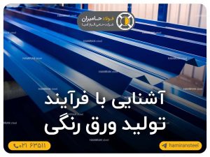 فرآیند تولید ورق رنگی