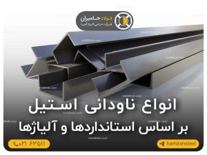انواع ناودانی استیل بر اساس استانداردها و آلیاژها
