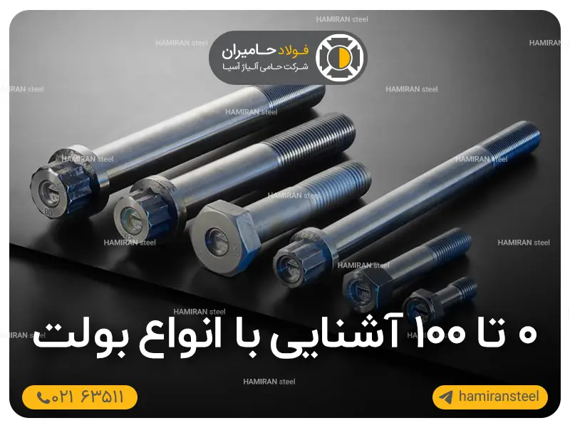 ۰ تا ۱۰۰ آشنایی با انواع بولت